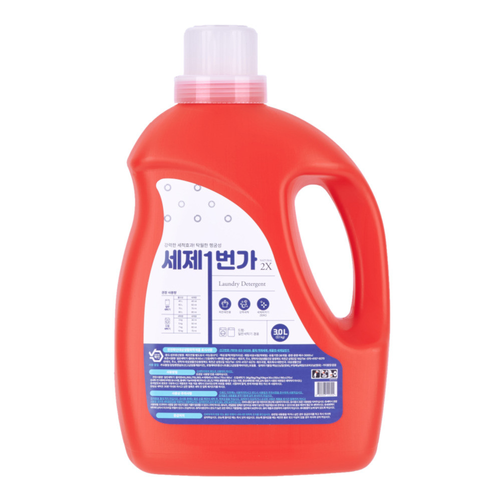 세제1번가 액체세제 3L대용량