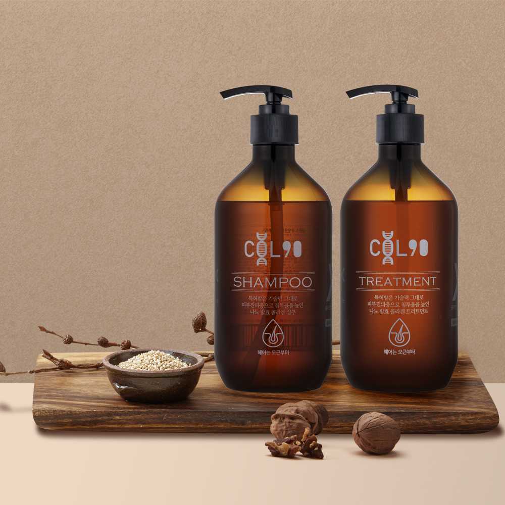 콜나인티 콜라겐 샴푸, 트리트먼트 500ml